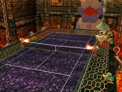 Bowser Castle Court in Mario Power Tennis