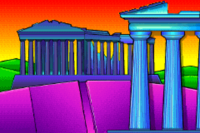 The Parthenon in the DOS release of Mario is Missing!