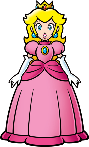 File:Peach Front View 2D Shaded Artwork.png