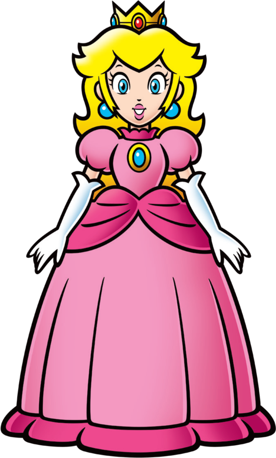 Filepeach Front View 2d Shaded Artworkpng Super Mario Wiki The Mario Encyclopedia 5246
