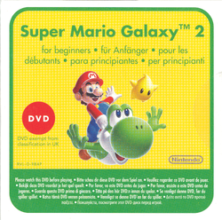 The European DVD cover for Super Mario Galaxy 2 for beginners