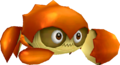 Data-rendered model of a red Crabber from Super Mario Galaxy