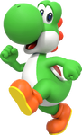 Artwork of Yoshi for Super Mario Party Jamboree