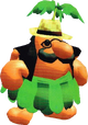 Artwork of the mayor from Super Mario Sunshine.