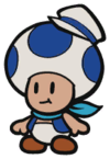 Sea Captain Toad in Paper Mario: The Origami King