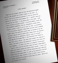 Outline of the unproduced The Adventures of Super Mario Bros. 3 episode "Lotto Trouble"