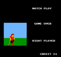 Game Over screen (2P Match Play)
