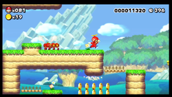 World 13-5 from Super Mario Maker for Nintendo 3DS
