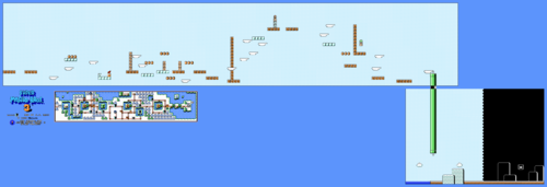 Map in the NES version