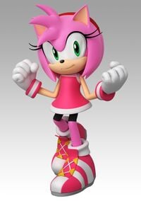 Artwork of Amy Rose from Mario & Sonic at the Olympic Games