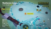 Map location of Saga of the Exploritone, Verse 23 in Donkey Kong Bananza