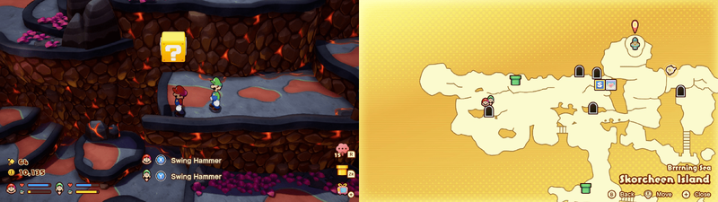 34th block in Skorcheen Island from Mario & Luigi: Brothership