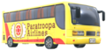 A Paratroopa Airlines bus from Mario Kart 8 and Mario Kart 8 Deluxe