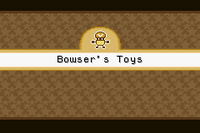 Bowser's Toys in Mario Party Advance