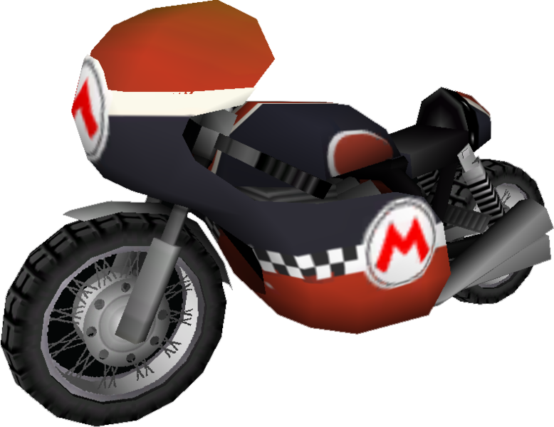 File:Mach Bike (Mario) Model.png - Super Mario Wiki, the Mario encyclopedia