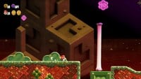 The first 10-flower coin in POOF! Badge Challenge Crouching High Jump I in Super Mario Bros. Wonder
