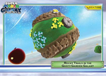 A Super Mario Galaxy trading card