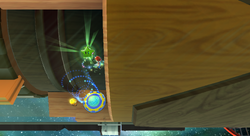 A Green Star in Sky Station Galaxy
