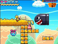 Early screenshot of Super Princess Peach