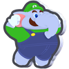 Elephant Luigi Standee from Super Mario Bros. Wonder