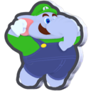 Elephant Luigi Standee from Super Mario Bros. Wonder