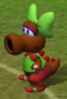 Image of a Birdo in Donkey Kong's team, from  Super Mario Strikers