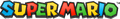 Horizontal logo used on the official home of the Super Mario website
