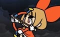 Lulu appearing to fire arrows at Wario Deluxe