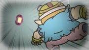 Wario throwing the game console