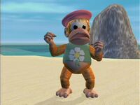 Dixie Kong from Donkey Kong Country