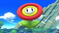A Fire Flower in Super Smash Bros. for Wii U