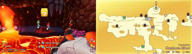 32th block in Skorcheen Island from Mario & Luigi: Brothership