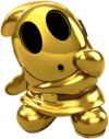 Artwork of Shy Guy (Gold) from Mario Kart Tour