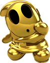 Artwork of Shy Guy (Gold) from Mario Kart Tour