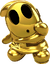 Artwork of Shy Guy (Gold) from Mario Kart Tour