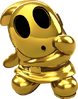 Artwork of Shy Guy (Gold) from Mario Kart Tour