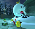 The icon of the King Boo Cup's challenge from Mario Kart Tour.
