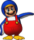Sprite of Penguin Mario, from Puzzle & Dragons: Super Mario Bros. Edition.