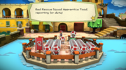 Red Rescue Squad Apprentice Toad - Super Mario Wiki, the Mario encyclopedia
