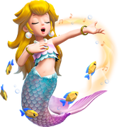 Artwork of Mermaid Peach from Princess Peach: Showtime!