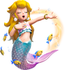 Artwork of Mermaid Peach from Princess Peach: Showtime!