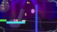 The first 10-flower coin in the level Fluff-Puff Peaks Special Climb to the Beat in Super Mario Bros. Wonder