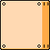 Sprite of a Semisolid Platform in the Super Mario Bros. 3 Desert theme from Super Mario Maker 2.
