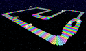 SNES Rainbow Road in Mario Kart 7