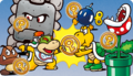 Bowser Jr. and his minions with the keys