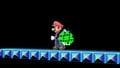 Mario holding a Shellcreeper