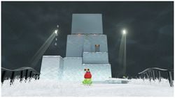 The inside of Top-Hat Tower in Super Mario Odyssey.