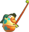 Official artwork of a creature in Yoshi and the Mysterious Book