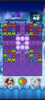 Stage 384 from Dr. Mario World