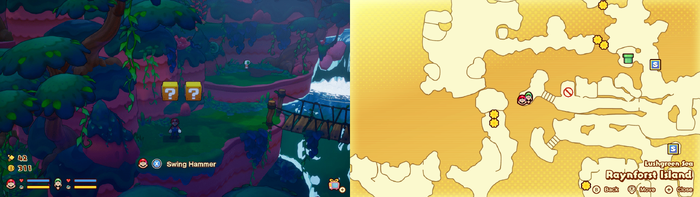 ? blocks 7-8 in Raynforst Island from Mario & Luigi: Brothership